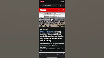 Rivian plant catches fire, will the stock plummet? thumbnail