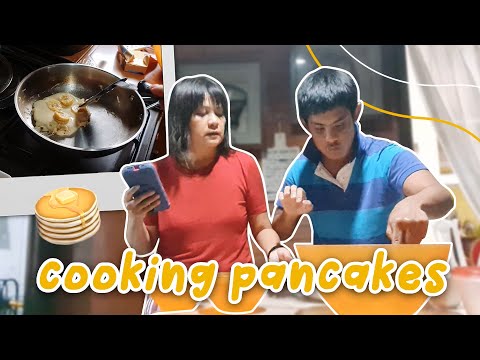 QUENTIN COOKS PANCAKES ALONE?! GOODLUCK | CANDY AND QUENTIN | OUR SPECIAL LOVE