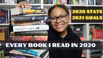 2020 Wrap Up! | Stats, 2021 Reading Goals, Every Book I Read