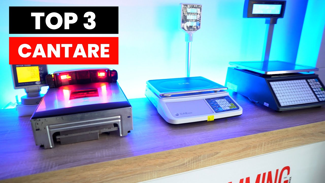 Top 3 Cantare electronice ce pot fi integrate cu programul de gestiune si vanzare POB Soft