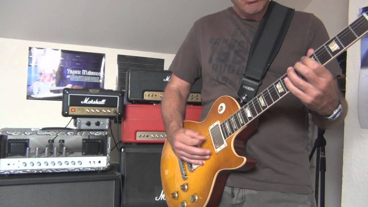 Marshall JCM1 head 50th anniversary demo - Greenback speakers