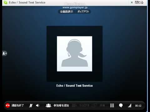 スカイプの音声テストが狂ってる件についてｗ