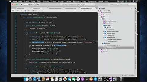 APRESENTAÇÃO DE TODO O PROJETO E-COMMERCE C# ASP.NET CORE DDD RODANDO NO Macbook pro.