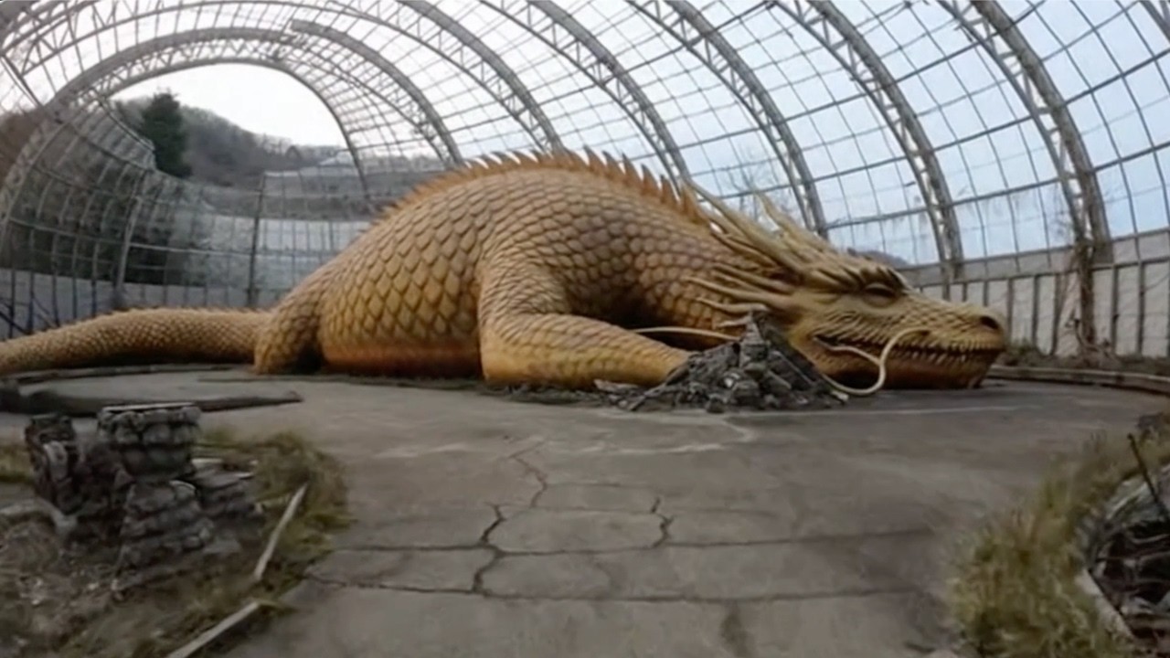 日本の離島にある荒廃した幻龍保護園に潜入してみた