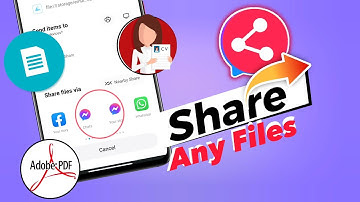 How To Send Files on Messenger Using Android Phone | Attach Files on Facebook Messenger
