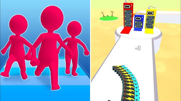 Battery Run Vs Join Clash 3D🟣🟣🟣New All Max 2025 Games Levels Walkthrough Gameplay YT1Y