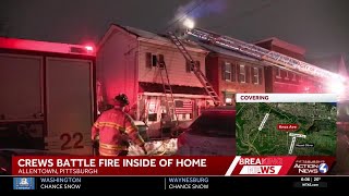 Person escapes fire in Pittsburghs Allentown neighborhood