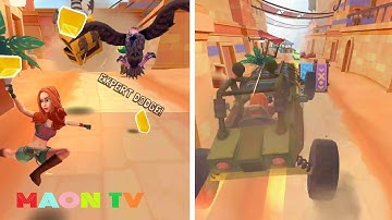 JUMANJI EPIC RUN : RUBY ROUNDHOUSE RUNNING AND SLIDE WAY GAMEPLAY ANDROID IOS HD