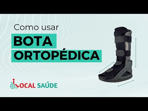 Como usar bota ortopédica - YouTube