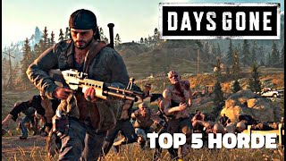 Days Gone - Horde Combat Gameplay (Top 5 Horde)