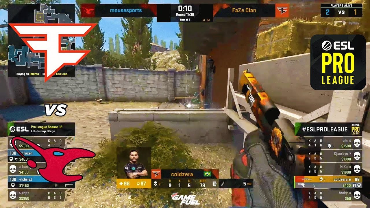 BYMAS FIRST GAME! FaZe vs Mousesports   ESL Pro League HIGHLIGHTS l CSGO | E-Sports CS:GO War