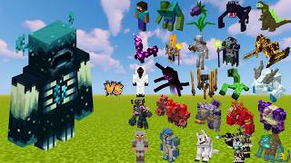 Warden Vs 500 Random Mobs - Minecraft Mobs Battle Part 6