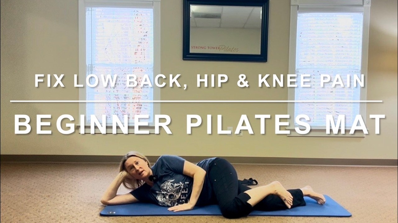 Fix Low Back, Hip & Knee Pain with This 18-Minute Pilates Mat Routine (Client Homework!)
