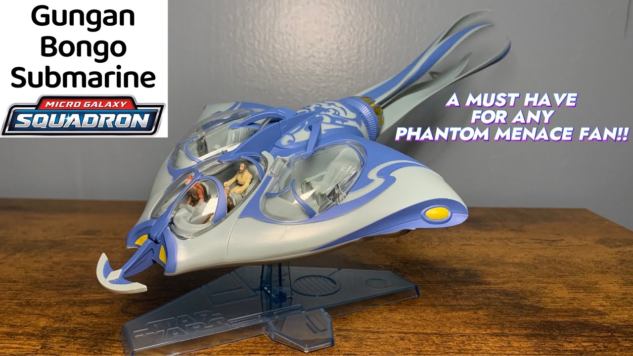 Gungan Bongo Submarine-Micro Galaxy Squadron Vehicle Review - YouTube