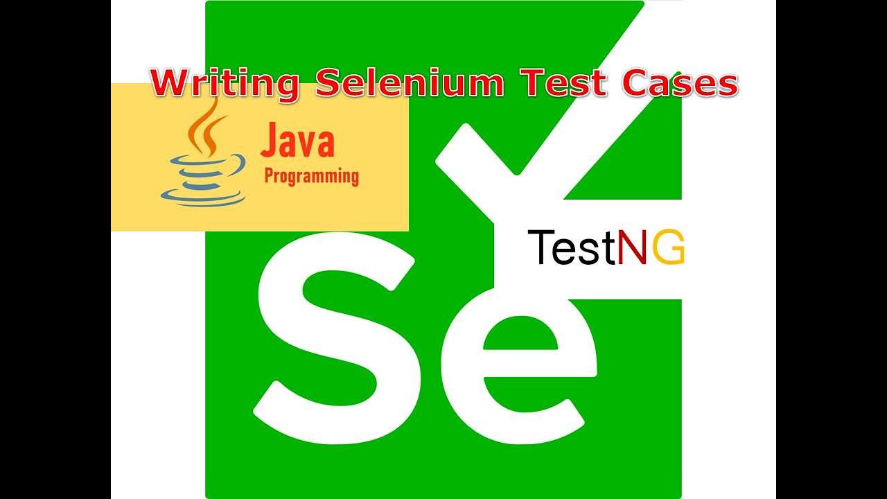 How do we write Selenium Test cases? - YouTube
