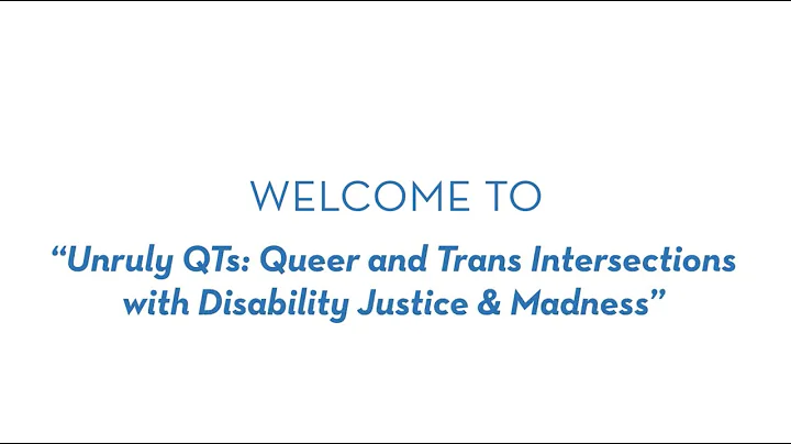 Alumni Webinar | Unruly QTs: Queer and Trans Inter...