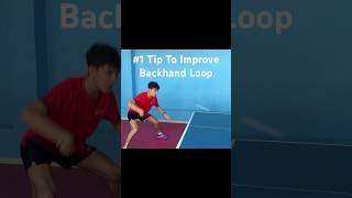 How To Backhand Loop Table Tennis