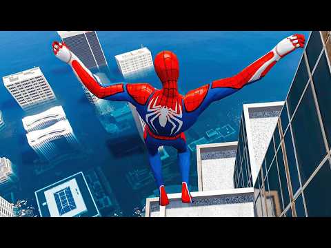 GTA 5 Ragdolls SPIDERMAN Jumps/Fails (Euphoria Physics) #14