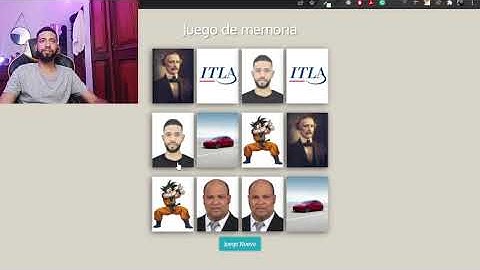Juego de Memoria, utilizando HTML, CSS y Javascripts