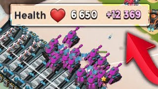19000+ Health per Tank! OMG! Tribe and Statue Health Boost! Boom Beach