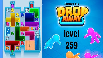 Drop Away level 259 hard level Walkthrough Solution 