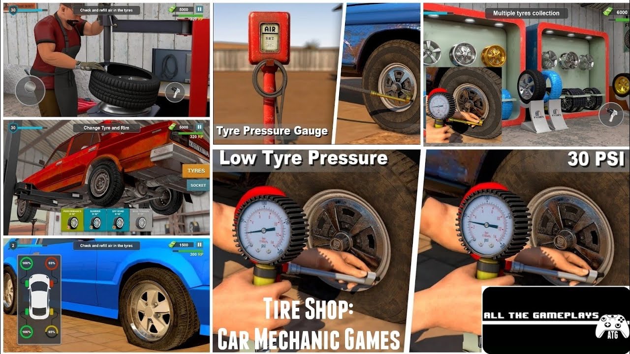 Tire Shop Car Mechanic Games (ATG) Android, iOS Gameplay YouTube