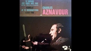 Video thumbnail of "Charles Aznavour   C'est fini        1965"