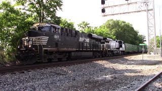 NS 201 Trailer Train/Double Stack  Southbound at Shen JCT WV from Rutherford, PA to Rossville, TN