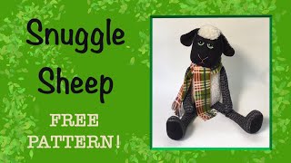 Snuggle Sheep || Sherpa Sheep || FREE PATTERN || Full Tutorial with Lisa Pay