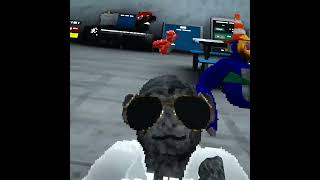 scary baboon long arms triks