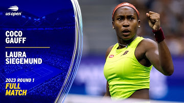 Coco Gauff vs. Laura Siegemund Full Match | 2023 US Open Round 1