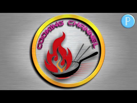 Cooking Channel Logo design in Android mobile Pixellab Tutorial King Graphics