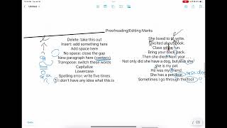 Writing Class Week 1