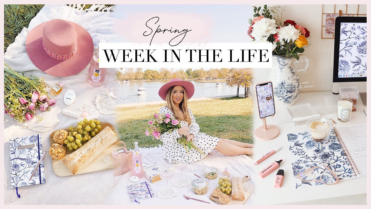 SPRING WEEK IN THE LIFE | picnic date, new healthy habits & botanical ...