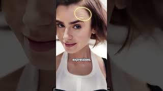 Have you noticed the wrinkles above Lily Collins’ eyebrows?