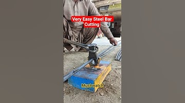 Unbelievable Steel Bar Cutting & Rebar Bending Skills You Must See! 🔥#shorts