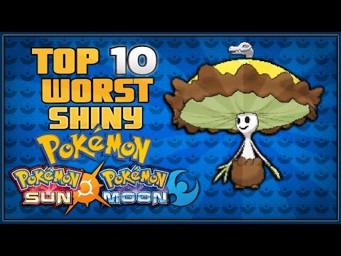 Top 10 Worst Shiny Pokémon in Pokémon Sun and Moon