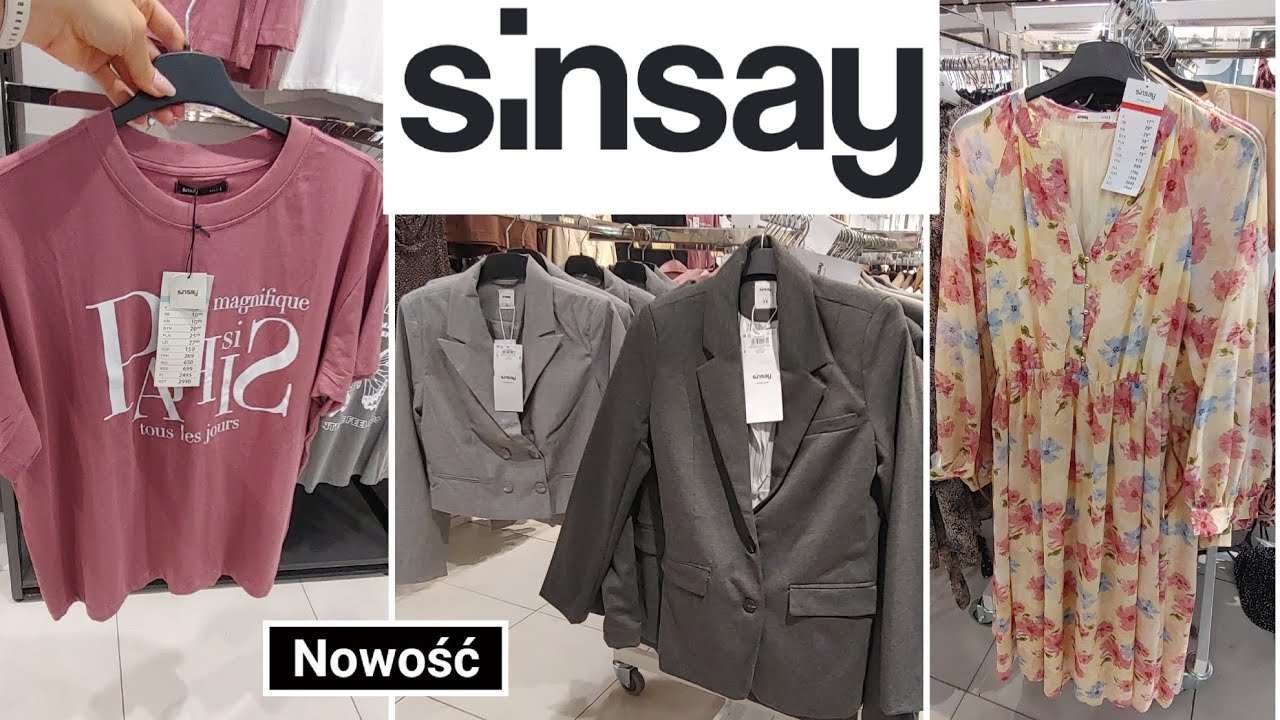 SINSAY💥ŚLICZNA SUKIENKA /MODNE ŻAKIETY MARYNARKI TANIE PIĘKNE KOSZULKI