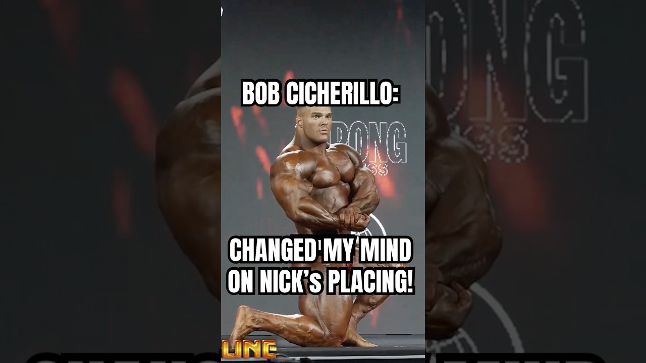 Bob Cicherillo: changed my mind on Nick Walker!