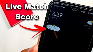 How To Pin Any Sports Match Live Score on Android Mobile.