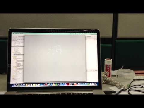 testing leap motion with open frameworks