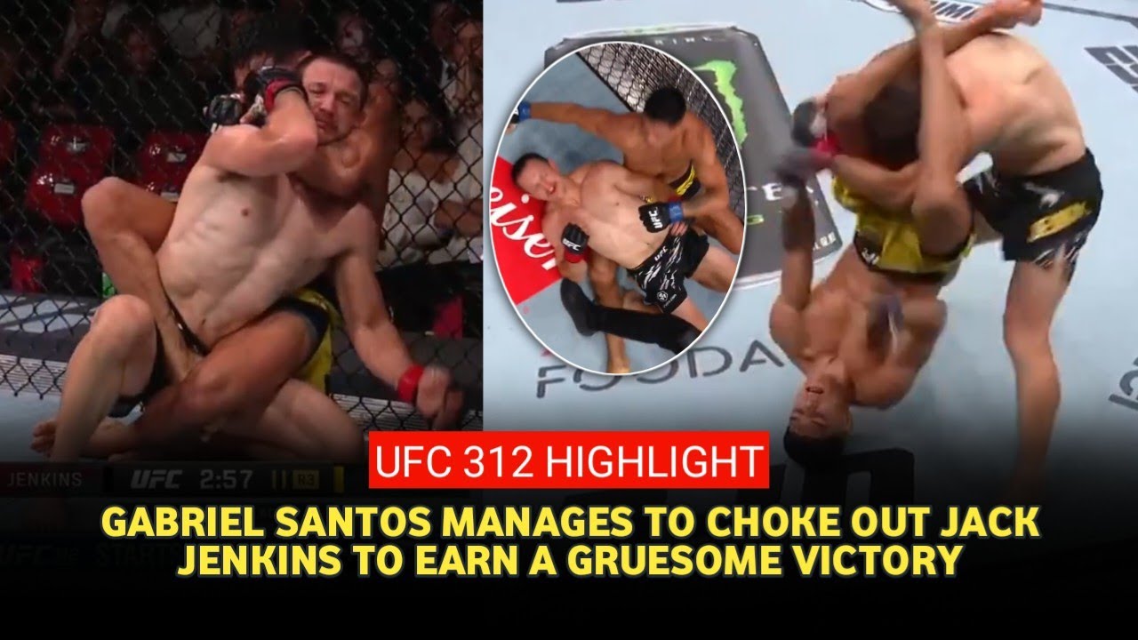 UFC 312 Results: Featured Prelim Sees Gabriel Santos Sub Jack Jenkins