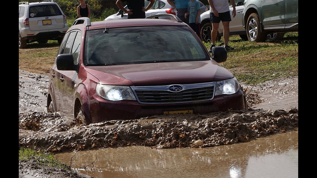 Subaru Forester doesn't stop in mud, sand and stones YouTube