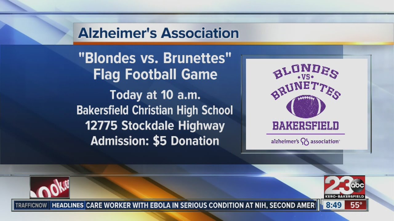 Blondes vs. take the field to tackle Alzheimer's YouTube