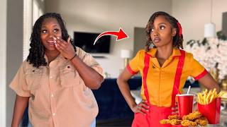 Girl SHAMES SISTER for WORKING at McDonald's...