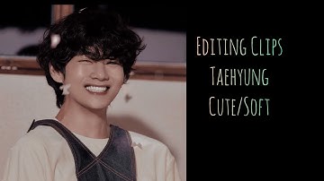 💜 Taehyung Soft Cute Clips for Editing 💜✨ #bts #btsv #kimtaehyung