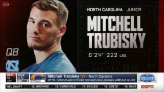 MITCHELL TRUBISKY- 2017 NFL 2nd Overall Pick (Chicago Bears)