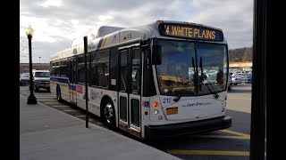 Bee-Line Bus: On Board NABI 40LFW Hybrid [#226] Route 14 Bus to White Plains via Route 9A