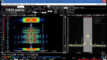 11635 KHZ AM HM01 Cuba spy number station