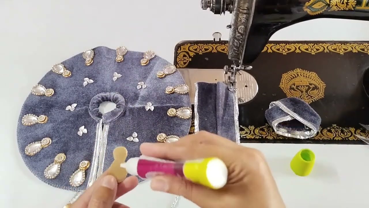 Ladoo Gopal Velvet Dress For Diwali || size 3,4 Number || #ladoogopal #youtube #diwalispecial